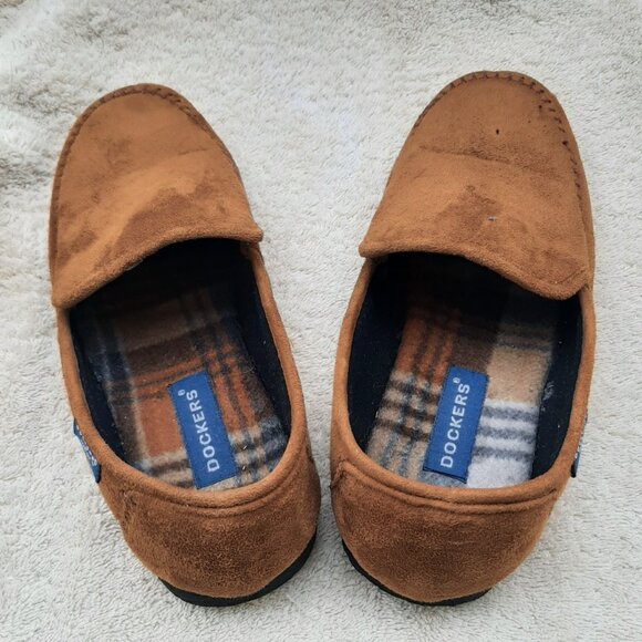 Dockers Men's Siesta Suede Slippers - Brown 9 M - Picture 3 of 6